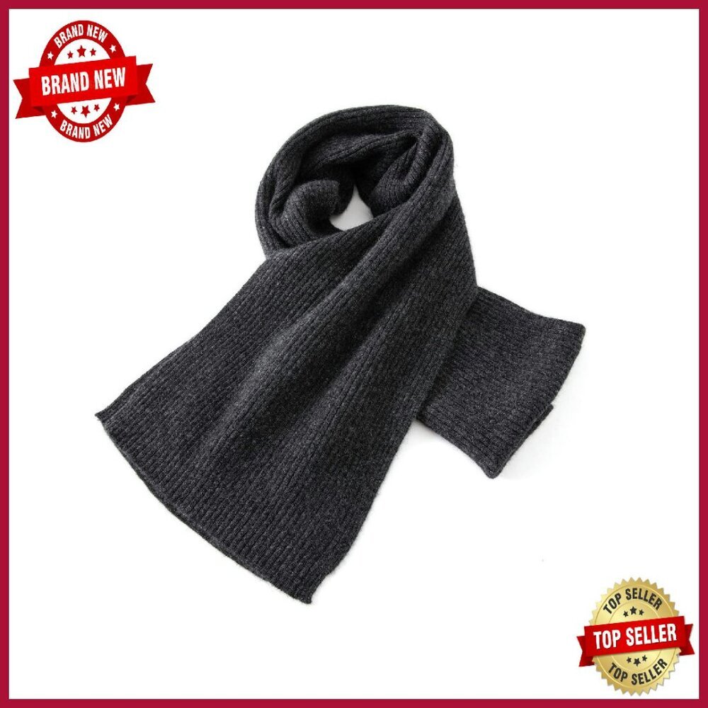 100% Cashmere Scarf Wrap, 8.5x71 Inches, Lightweight Luxury Pashmina